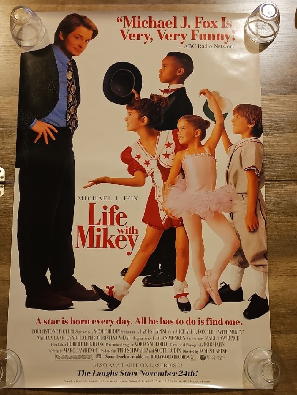 1993 Original LIFE WITH MIKEY Movie Poster